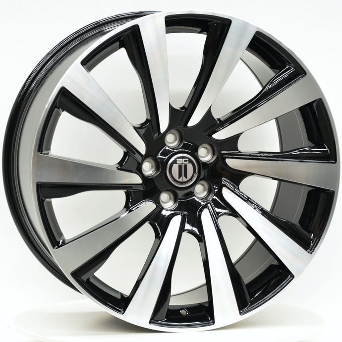 STATUS 22x10 5/120 Black Machined - LAND ROVER DISCOVERY / DEFENDER