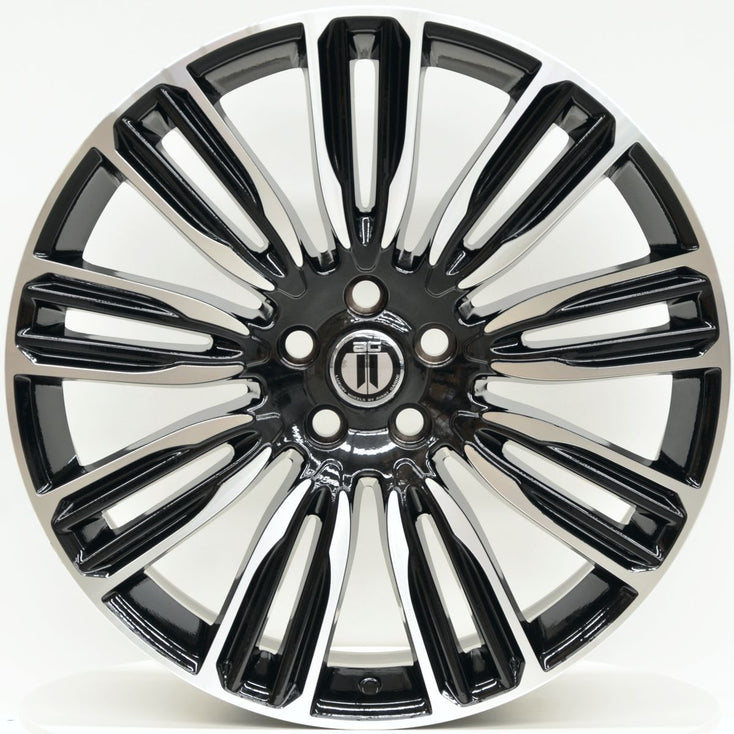 Load image into Gallery viewer, VELA 22x9.5 5/120 Black Machined - RANGE ROVER SPORT