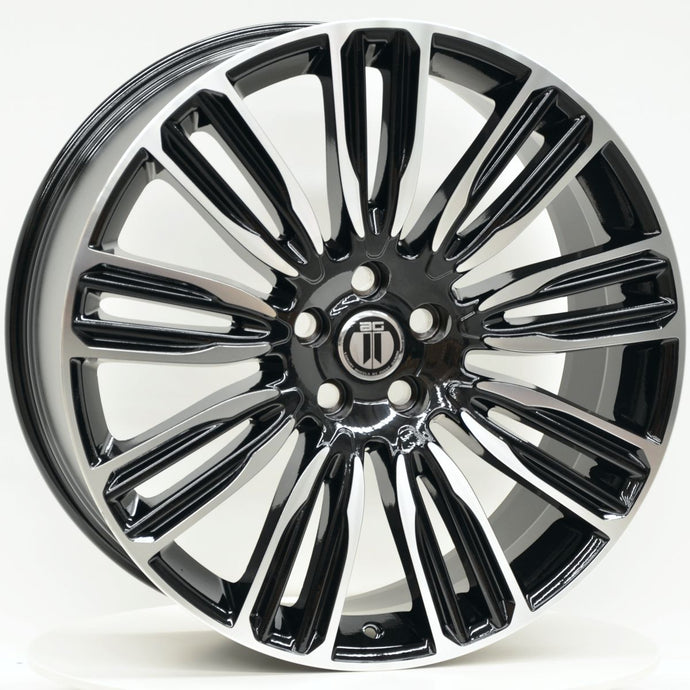 VELA 21x9.5 5/108 Black Machined - RANGE ROVER EVOQUE / VELAR