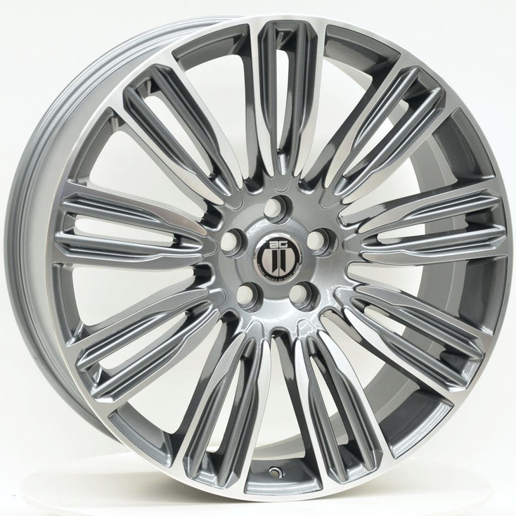 Load image into Gallery viewer, VELA 22x9.5 5/108 Grey Machined - RANGE ROVER EVOQUE / VELAR