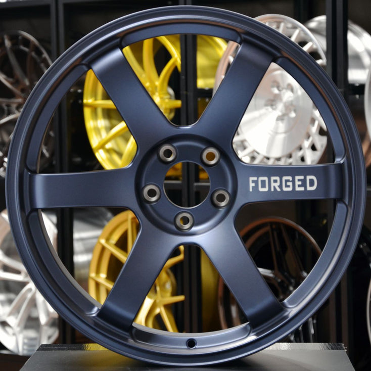 Load image into Gallery viewer, Forged Style 833 Satin Dark Blue 20 Inch Staggered Wheels - BMW M3 M4 G80 G81 G82