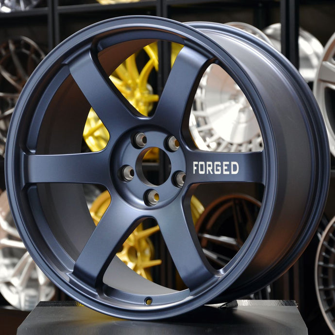 Forged Style 833 Satin Dark Blue 20 Inch Staggered Wheels - BMW M3 M4 G80 G81 G82