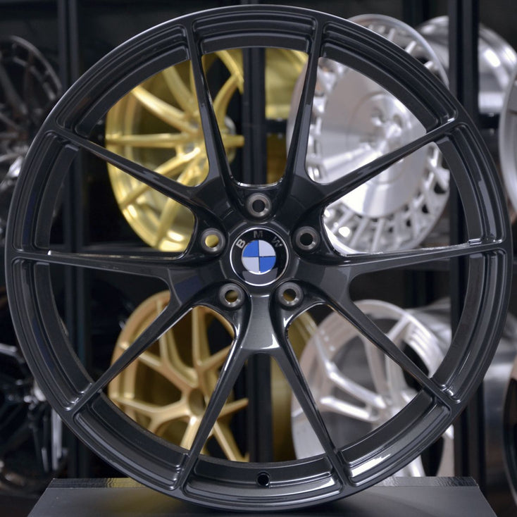 Load image into Gallery viewer, Forged Style 860D Charcoal 19 Inch Staggered Wheels - BMW M3 M4 F80 F82