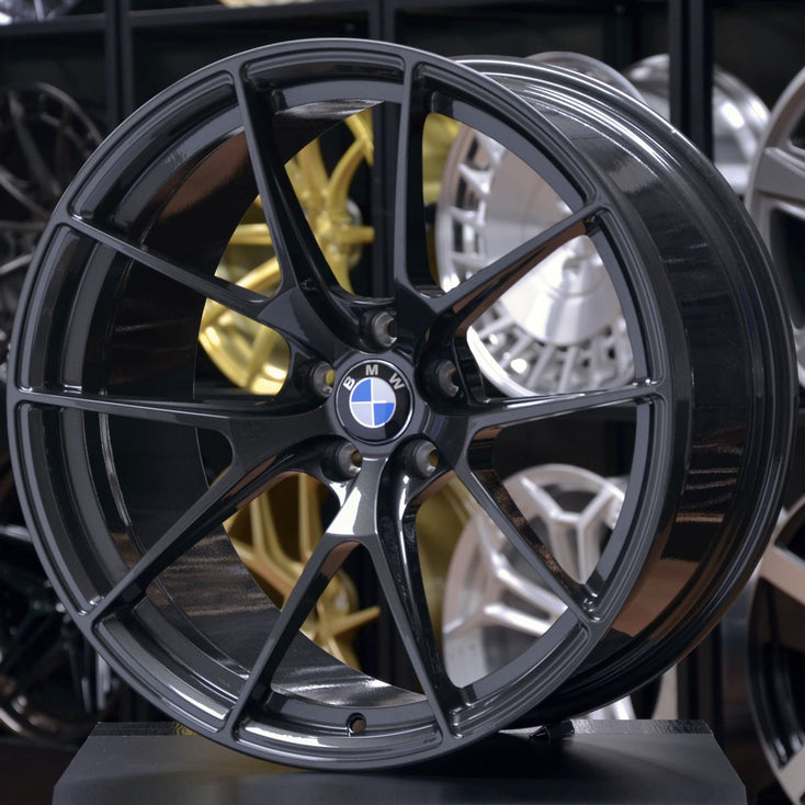 Load image into Gallery viewer, Forged Style 860D Charcoal 19 Inch Staggered Wheels - BMW M3 M4 F80 F82