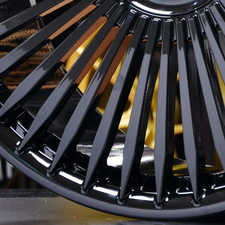 Load image into Gallery viewer, Forged Style 881A 23 Inch Wheels Gloss Black - Rolls-Royce Cullinan