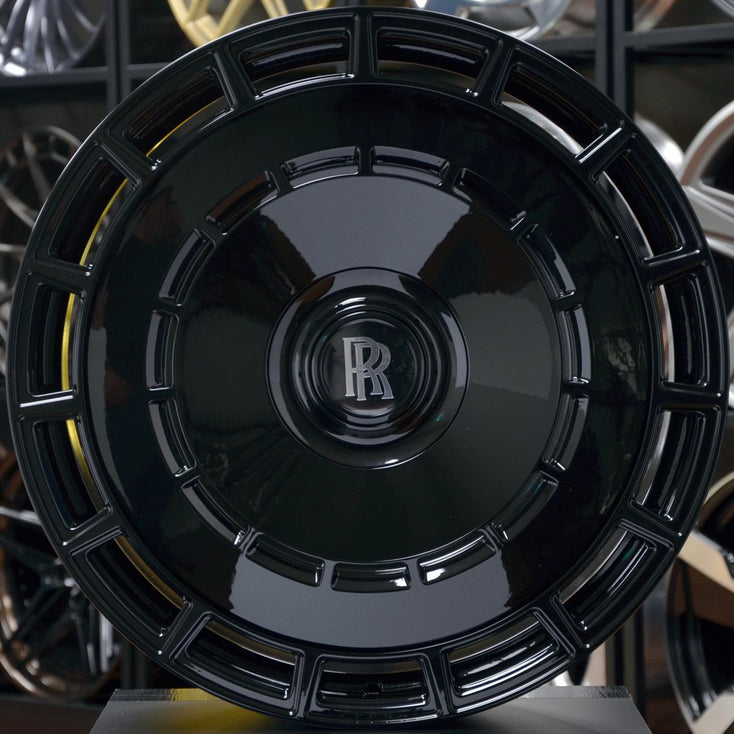 Load image into Gallery viewer, Forged Style 888 23 Inch Wheels Gloss Black - Rolls-Royce Cullinan