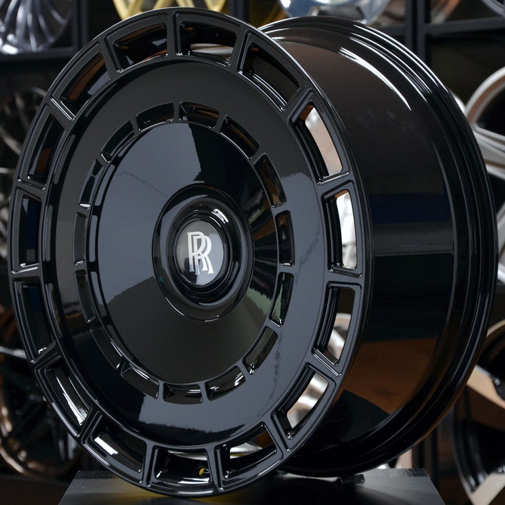 Load image into Gallery viewer, Forged Style 888 23 Inch Wheels Gloss Black - Rolls-Royce Cullinan