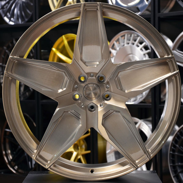 Load image into Gallery viewer, Forged Style 890 Brushed Champagne 24 Inch Wheels - Range Rover Sport L460 L461