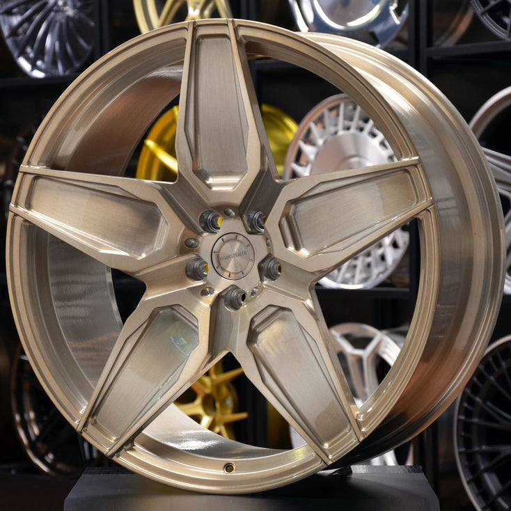 Load image into Gallery viewer, Forged Style 890 Brushed Champagne 24 Inch Wheels - Range Rover Sport L460 L461