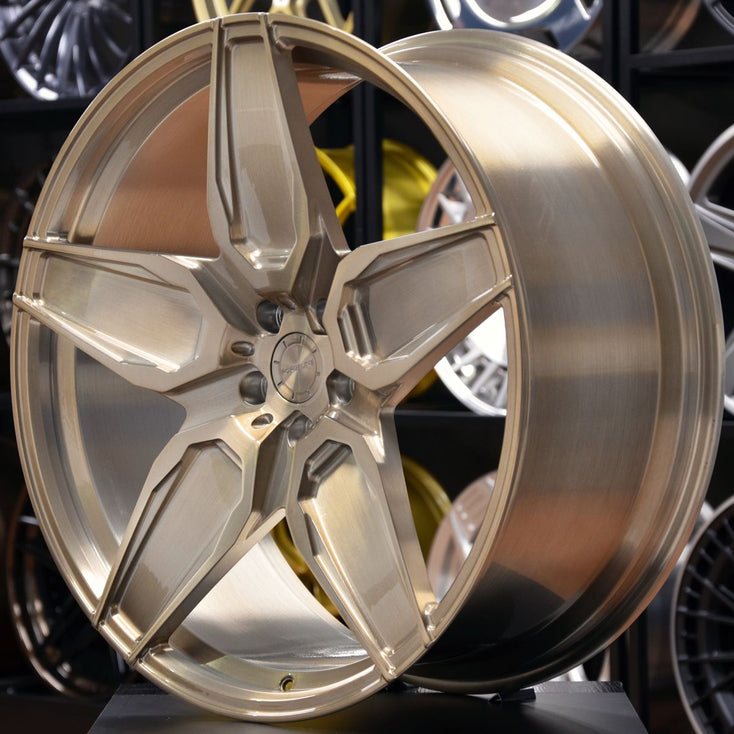 Load image into Gallery viewer, Forged Style 890 Brushed Champagne 24 Inch Wheels - Range Rover Sport L460 L461