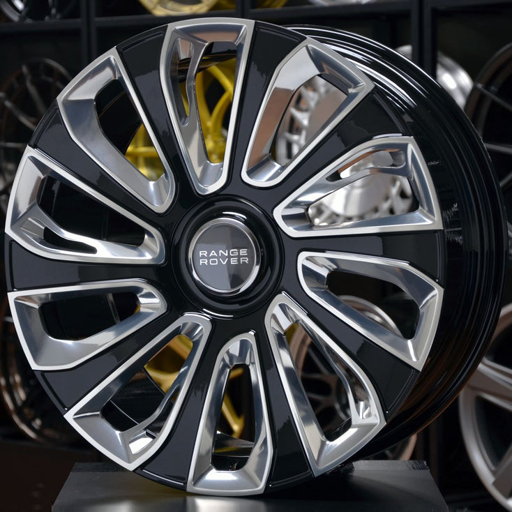 Load image into Gallery viewer, Forged Style 892 Black Polished 23 Inch Wheels - Land Rover Range Rover Sport L460 L461