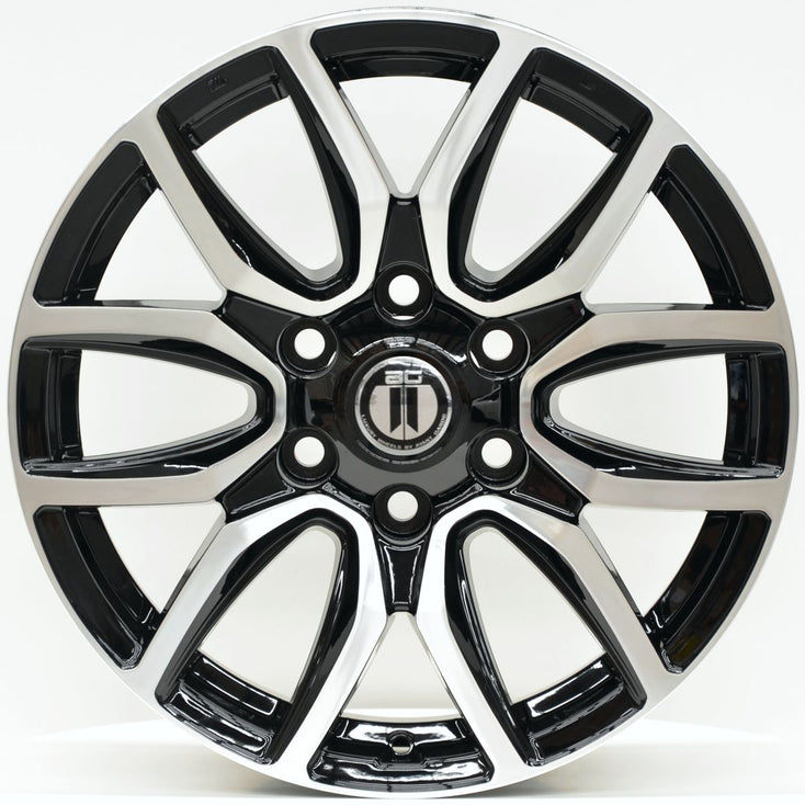 Load image into Gallery viewer, TRT2 Style 17 Inch Black Machined Wheels - TOYOTA