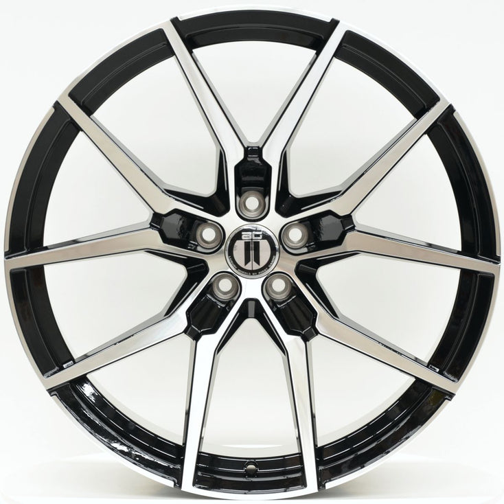 Load image into Gallery viewer, VL10 Style 21 Inch Black Machined Wheels - Volvo XC60 XC90