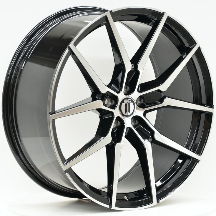 Load image into Gallery viewer, VL10 Style 21 Inch Black Machined Wheels - Volvo XC60 XC90