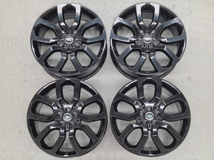 Load image into Gallery viewer, Genuine Range Rover Sport HSE Black 22 Inch Alloy Wheels Set of 4