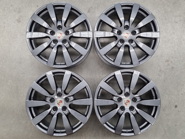 Load image into Gallery viewer, Genuine Porsche Cayenne Sport Grey 20 Inch Wheels Set of 4