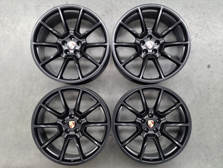 Load image into Gallery viewer, Genuine Porsche Macan S Black 20 Inch Wheels Set of 4