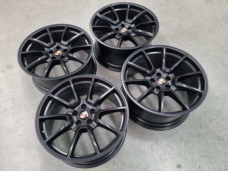 Load image into Gallery viewer, Genuine Porsche Macan S Black 20 Inch Wheels Set of 4
