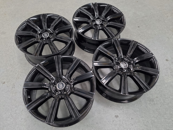Load image into Gallery viewer, Genuine Range Rover Evoque Forged Black 20 Inch Alloy Wheels Set of 4