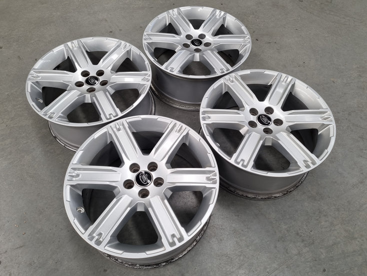 Load image into Gallery viewer, Genuine Range Rover Evoque BJ32 Silver 19 Inch Alloy Wheels Set of 4
