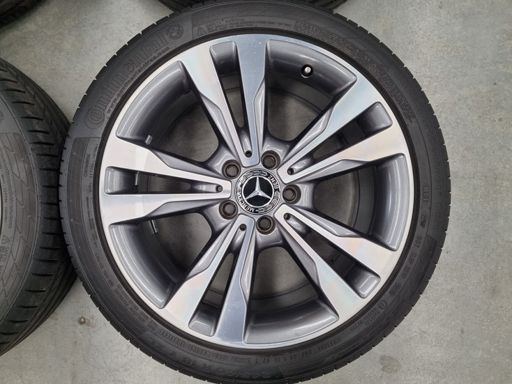 Load image into Gallery viewer, Genuine Mercedes Benz C200 W205 18 Inch Wheels and Tyres Set of 4