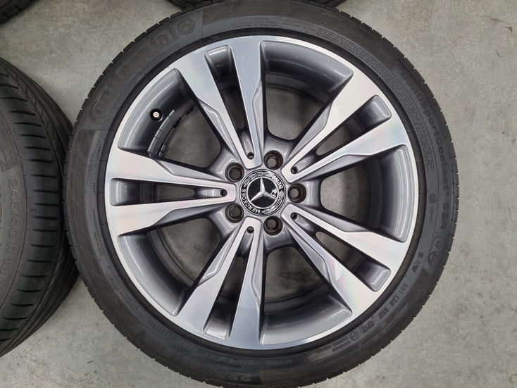 Load image into Gallery viewer, Genuine Mercedes Benz C200 W205 18 Inch Wheels and Tyres Set of 4