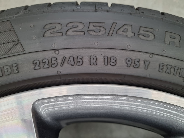 Load image into Gallery viewer, Genuine Mercedes Benz C200 W205 18 Inch Wheels and Tyres Set of 4