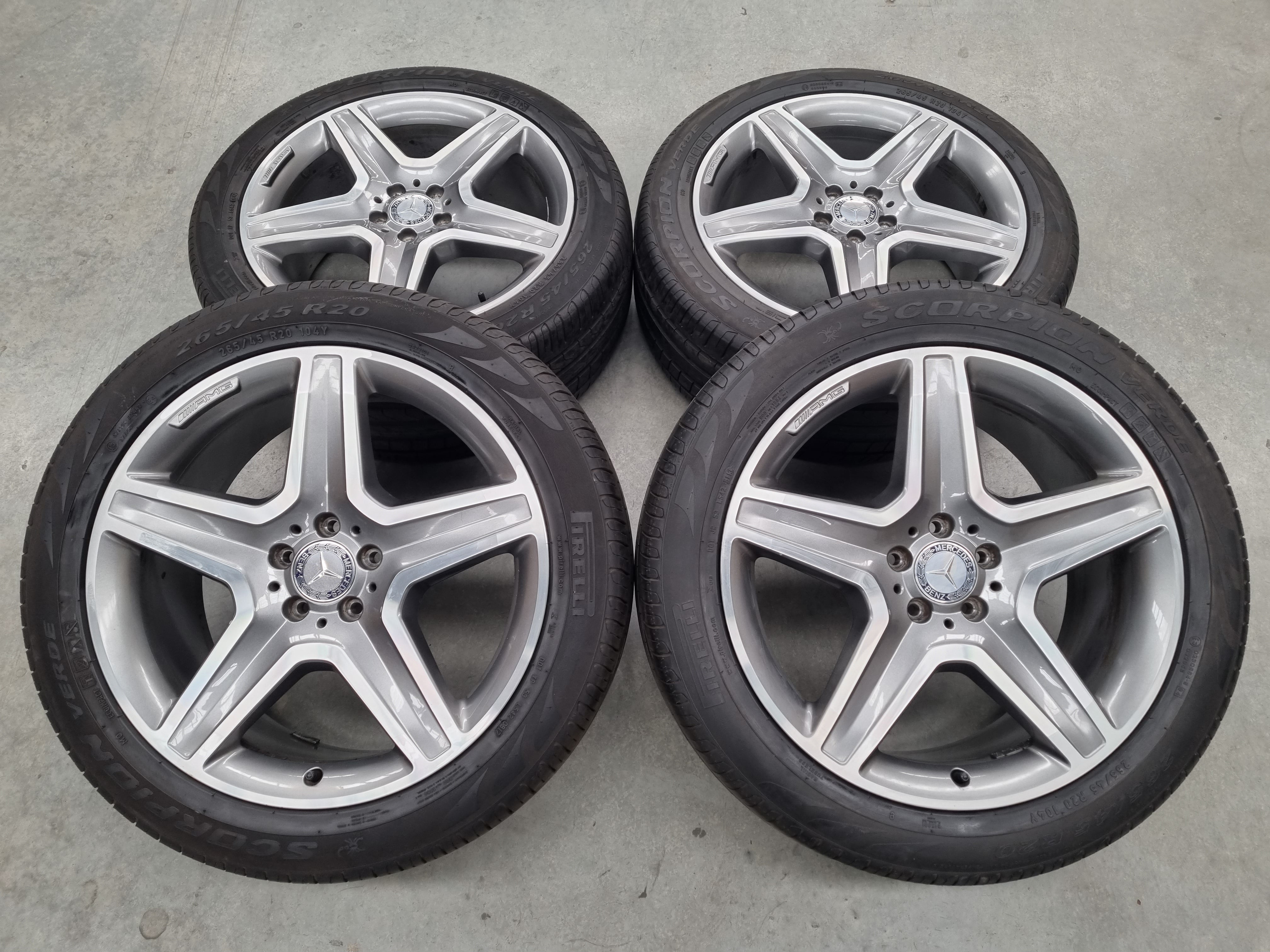 Genuine Mercedes Benz GLE350 AMG 20 Inch Wheels and Tyres Set of 4 ...
