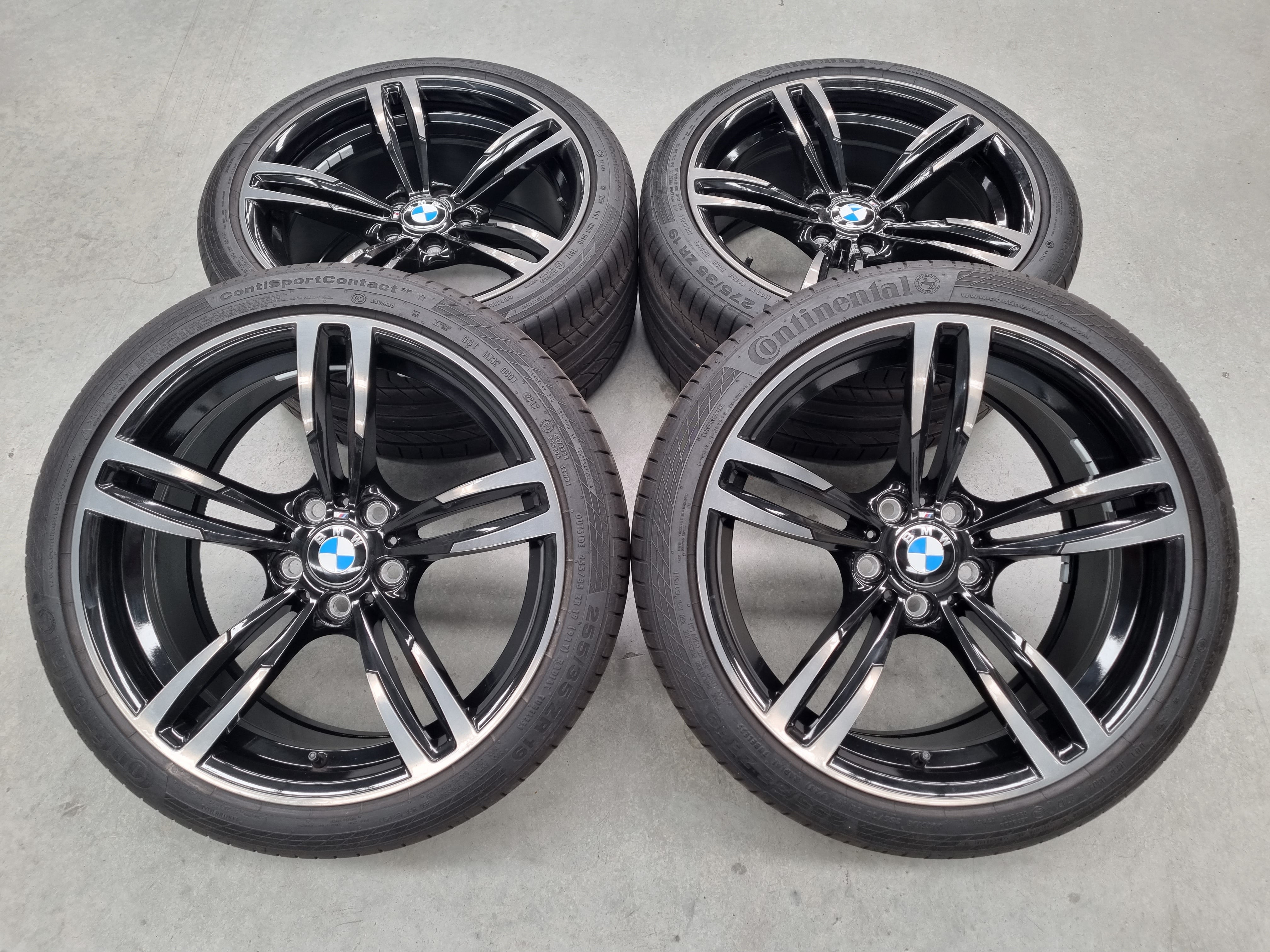 Genuine BMW M3 M4 F80 F82 Style 437M 19 Inch Wheels and Tyres Set of 4 ...