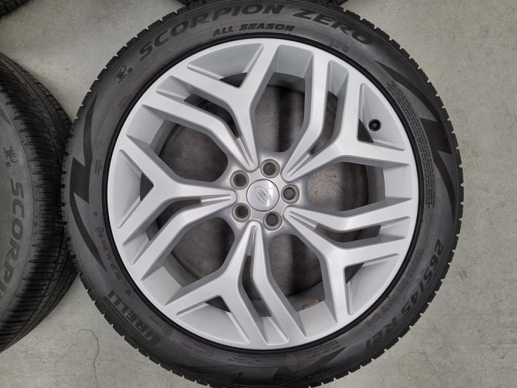 Load image into Gallery viewer, Genuine Range Rover Velar Silver 21 Inch Wheels and Tyres Set of 4