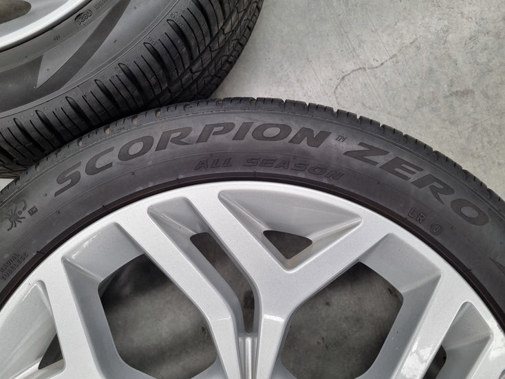 Load image into Gallery viewer, Genuine Range Rover Velar Silver 21 Inch Wheels and Tyres Set of 4
