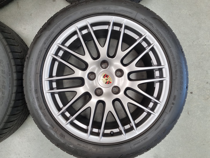 Load image into Gallery viewer, Genuine Porsche Cayenne Spyder 20 Inch Wheels and Tyres Set of 4