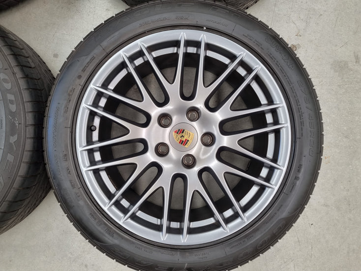 Load image into Gallery viewer, Genuine Porsche Cayenne Spyder 20 Inch Wheels and Tyres Set of 4