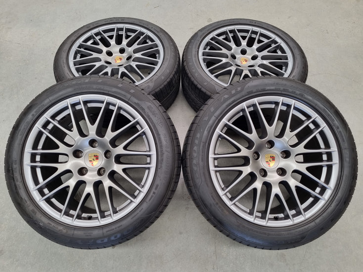 Load image into Gallery viewer, Genuine Porsche Cayenne Spyder 20 Inch Wheels and Tyres Set of 4