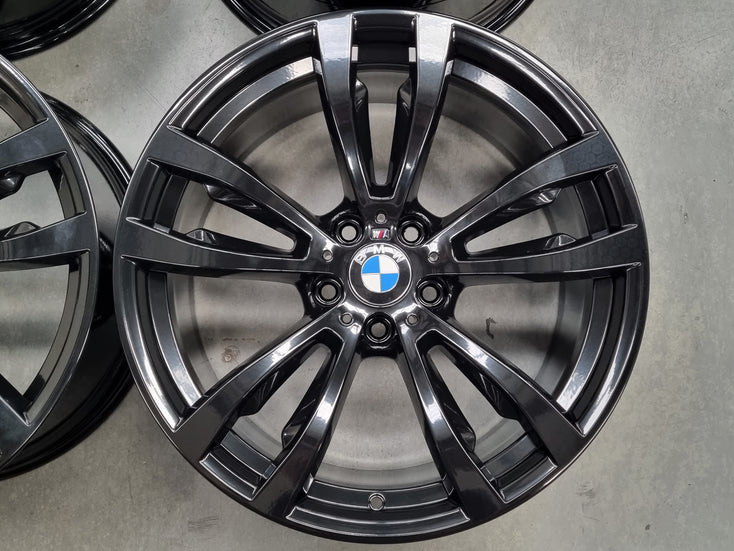 Load image into Gallery viewer, Genuine BMW X5 F15 Style 469M Sport Black 20 Inch Wheels Set of 4