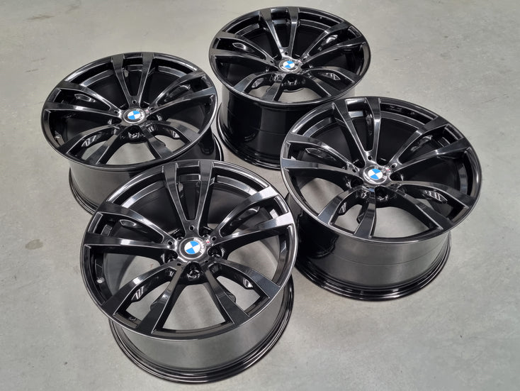 Load image into Gallery viewer, Genuine BMW X5 F15 Style 469M Sport Black 20 Inch Wheels Set of 4