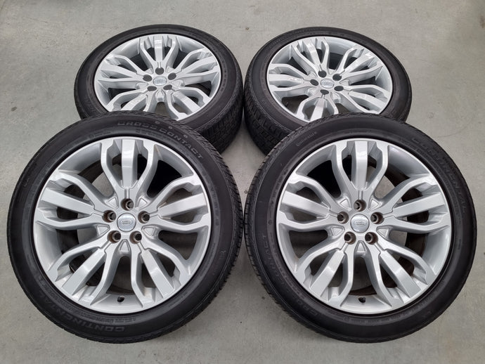 Genuine Range Rover Sport 21 Inch DK62 Silver Wheels and Tyres Set of 4