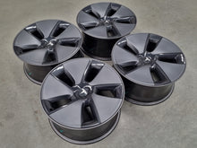 Load image into Gallery viewer, Genuine TESLA Model 3 Grey 18 Inch Wheels and Caps Set of 4
