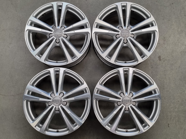 Load image into Gallery viewer, Genuine AUDI S3 Silver 2018 Model 18 Inch Alloy Wheels Set of 4