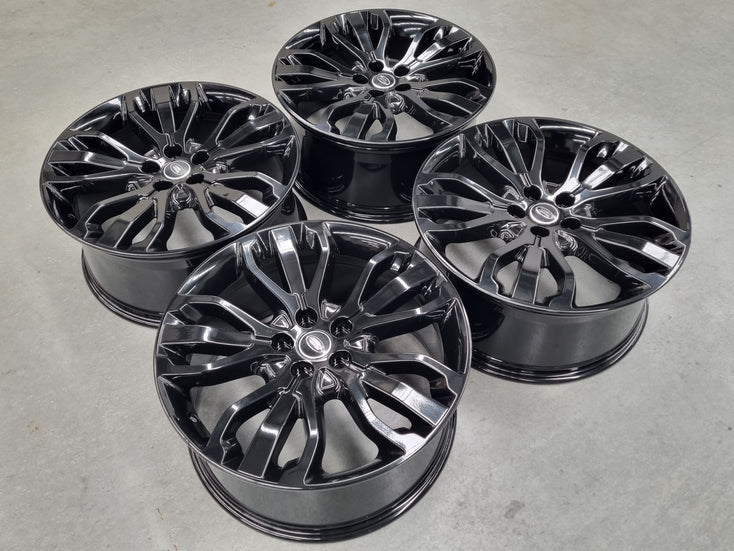 Load image into Gallery viewer, Genuine Range Rover Sport 21 Inch DK62 Black Alloy Wheels Set of 4