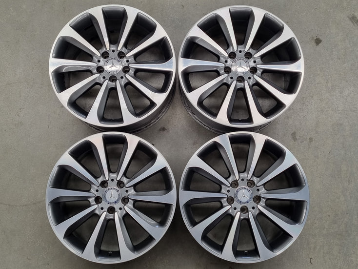 Load image into Gallery viewer, Genuine Mercedes Benz C250 W205 19 Inch Wheels Set of 4