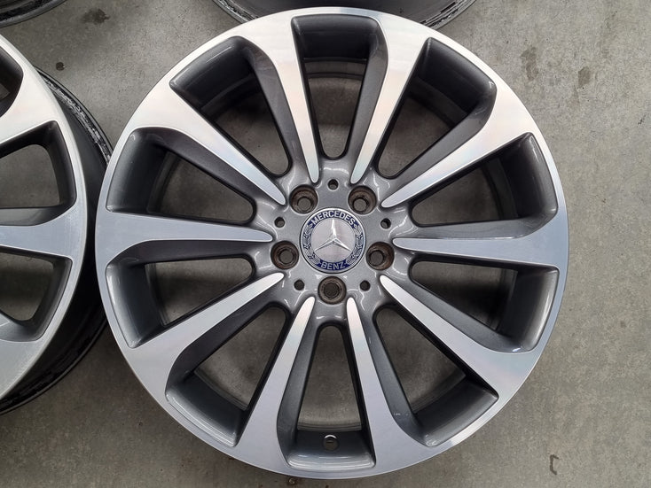 Load image into Gallery viewer, Genuine Mercedes Benz C250 W205 19 Inch Wheels Set of 4
