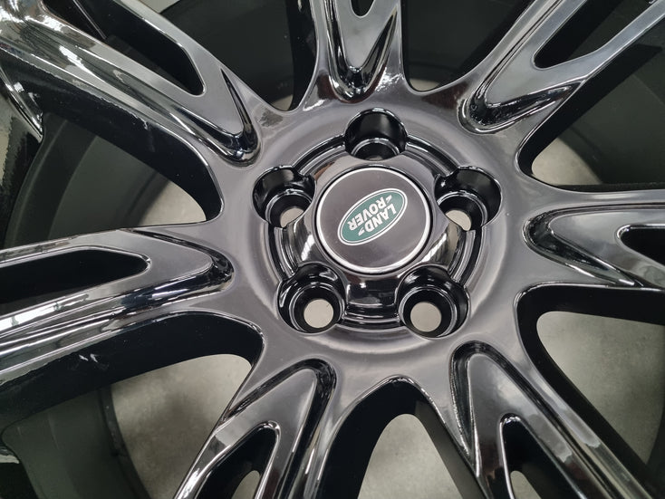 Load image into Gallery viewer, Genuine Range Rover Velar J8A2 20 Inch Black Alloy Wheels Set of 4