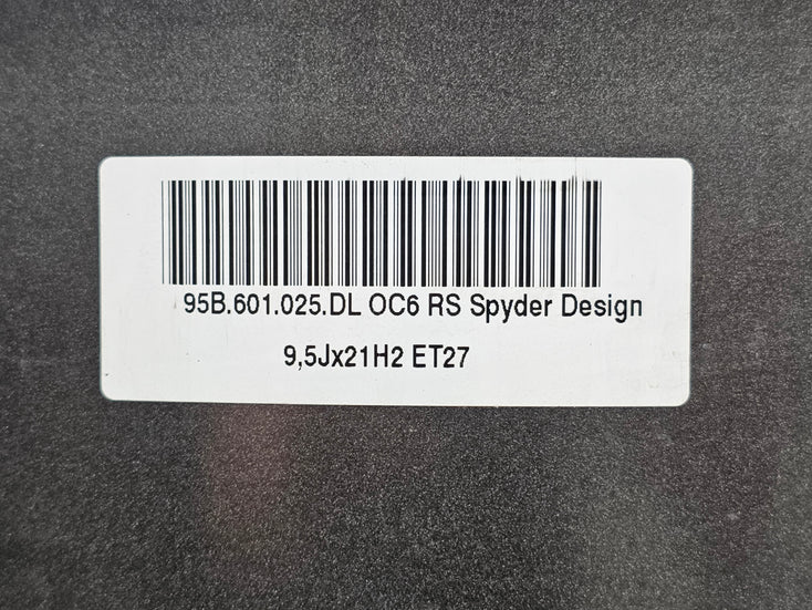 Load image into Gallery viewer, Genuine Porsche Macan 2021 Model 21 Inch Spyder Wheels Set of 4
