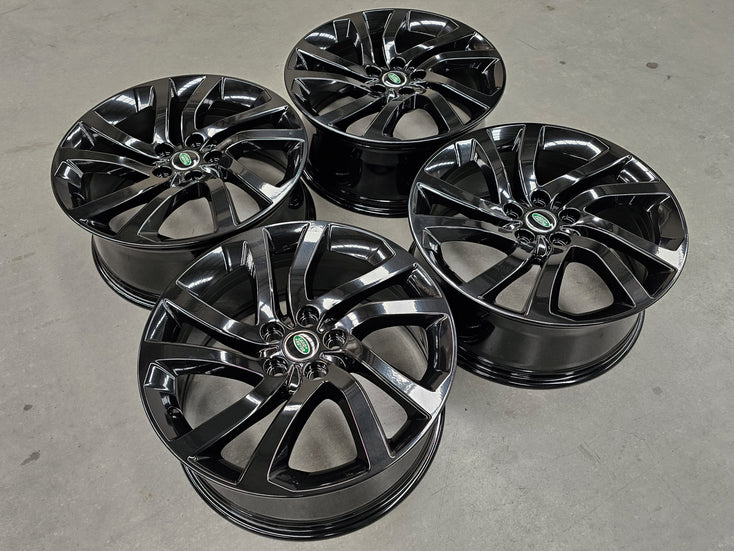 Load image into Gallery viewer, Genuine Land Rover Discovery 5 Black 20 Inch Alloy Wheels Set of 4