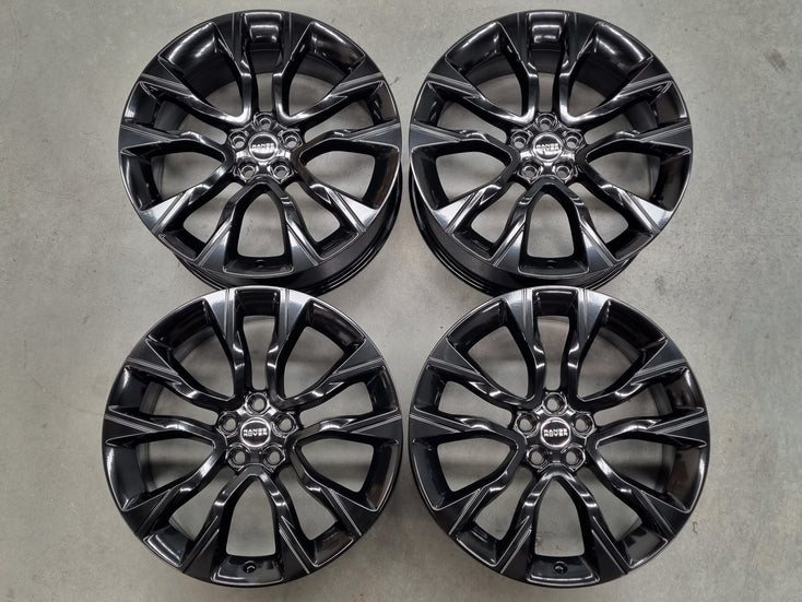 Load image into Gallery viewer, Genuine Range Rover Sport HSE 2020 Model 22 Inch Black Alloy Wheels Set of 4