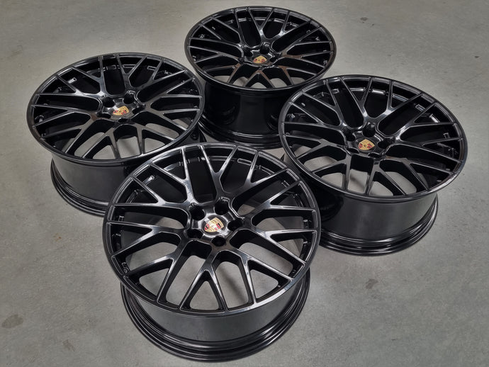 Genuine Porsche Macan 2021 Model 21 Inch Black Spyder Wheels Set of 4