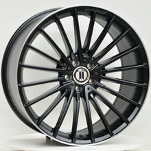 Load image into Gallery viewer, AM600 20 Inch Staggered ET35 Black Machined Lip
