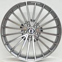 Load image into Gallery viewer, AM600 19 Inch Staggered ET45 Grey Machined Face

