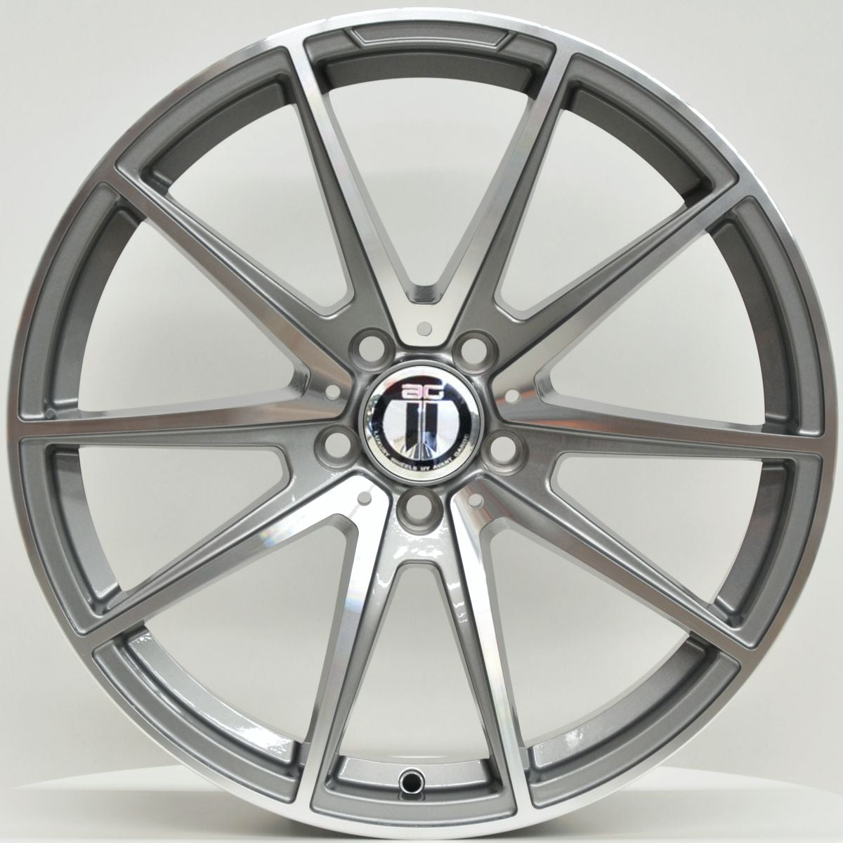 Load image into Gallery viewer, AM620 19 Inch Staggered ET45 Grey Machined Face
